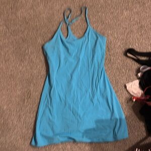Outdoor voices classic exercise dress with attached shorts
